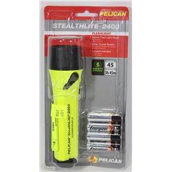 PELICAN STEALTHLITE 2400 FLASHLIGHT 45 LUMENS