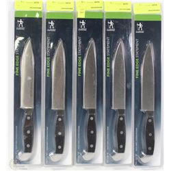 LOT OF 5 J .A .HENKELS FINE EDGE UTILITY KNIVES