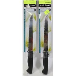 LOT OF 2 WILTSHIRE CARVING KNIVES