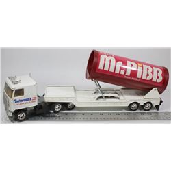 VINTAGE MR. PIBB ERTL STUNT SEMI TRUCK METAL