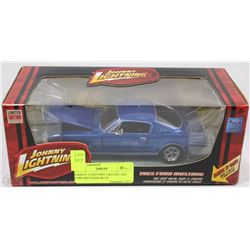 JOHNNY LIGHTNING DIECAST 1965 FORD MUSTANG BLUE