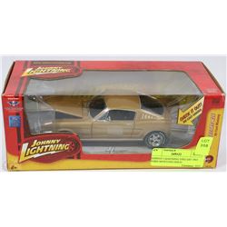 JOHNNY LIGHTNING DIECAST 1965 FORD MUSTANG GOLD