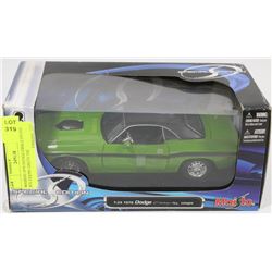MAISTO 1970 DODGE CHALLENGER R/T COUPE GREEN DIE