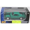 Image 1 : MAISTO 1970 FORD BOSS MUSTANG GREEN  DIE CAST