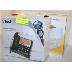 LOT WITH SUNBEAM TOASTER &VTECH CORDED PHONE