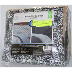 MAINSTAYS QUEEN SHEET SET MICROFIBER