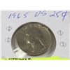 Image 1 : 1965 US QUARTER