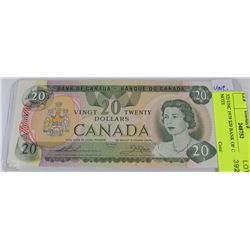 32) UNC 1979 $20 BANK OF CANADA NOTE