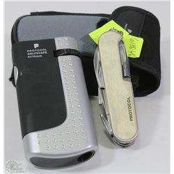 GOLF BALL SPOTTER SCOPE + MULTI-UTILITY KNIFE