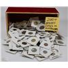 Image 1 : 35) 200+ WORLD COIN COLLECTION IN 2X2 HOLDERS