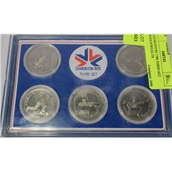22) EDMONTON 1978 THIRD SET COMMONWEALTH