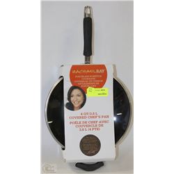 4 QUART COVERED CHEFS PAN 3.8 LITRE