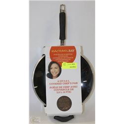 4 QUART COVERED CHEFS PAN 3.8 LITRE