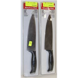 LOT OF 2 NEW KITCHENAID 8" CHEF KNIFE