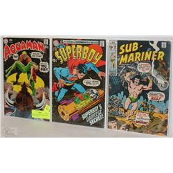 THREE OLD ESTATE COMICS WITH 15 CENT PRICES
