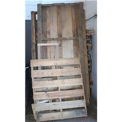 STACK OF WOOD PALLETS