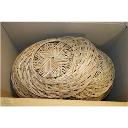 CASE OF 14" WICKER BASKETS - 24 PER BOX