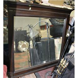 WOOD FRAMED DRESSER MIRROR