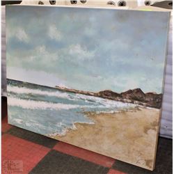 SHOWHOME OCEAN SCENE OIL ON CANVAS