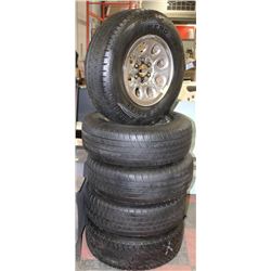 5 GT RADIAL SAVARO HT2 TIRES AND RIMS