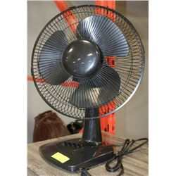 BLACK TABLE FAN