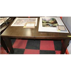 NEW WOOD TONE KITCHEN TABLE
