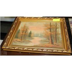 WHITMAN OIL ON CANVAS SIGNED ORIGINAL 12"X16"