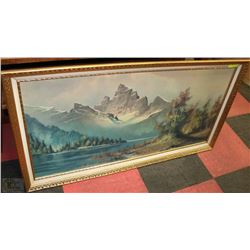 WILMER PRINT SINGED 24"X48"