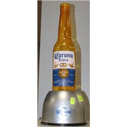 LARGE CORONA BEER BOTTLE ADVERTISING LAMP (20"H)