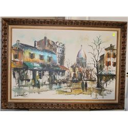 VINTAGE OIL PAINTING BY MARCHELLO - ITALIAN SCENE