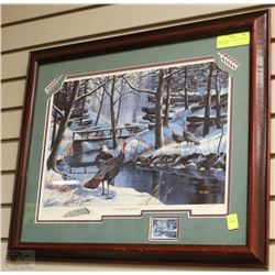 1985 KEN ZYLLA "COME TOGETHER" SIGNED PRINT