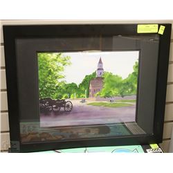 ORIGINAL FRAMED WATERCOLOUR BY MARY JANE TRAFIAK