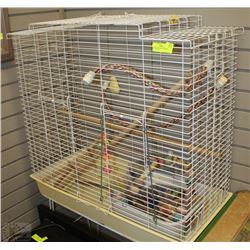 DELUXE LARGE BID CAGE WITH STAND AND ALL