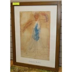 FRAME AUGUSTE RODIN PRINT
