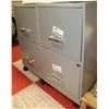 Image 1 : SHOWHOME PAIR OF DENTED METAL FILING CABINETS
