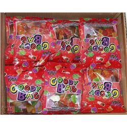 CASE OF 24-120G GOODYBAGS ASSORTED GUMMY CANDY