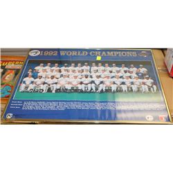 TORONTO BLUE JAYS 1992 WORLD SERIES FRAMED PRINT