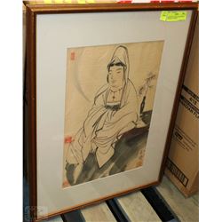 UNSIGNED FIGURE KUANYIN THE GODDESS OF MERCY