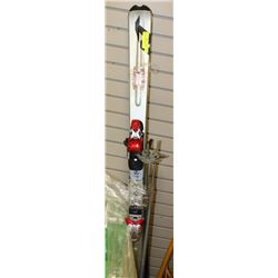 NORDICA SKIIS WITH POLES