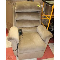 PRIDE ELECTRIC LIFTING RECLINING CHAIR WITH MANUAL