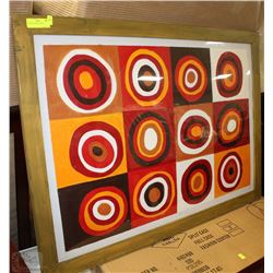 FRAMED ABSTRACT PRINT