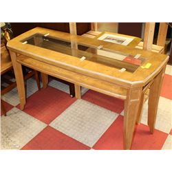 SOFA TABLE WITH GLASS