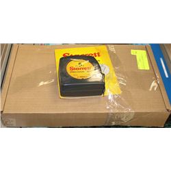 CASE OF 6 NEW STARRETT TAPE MEASURES