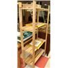 Image 1 : 4 SHELF PINE STORAGE