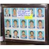 Image 1 : 1984 RED ROOSTER UNCUT CARDS INCL 4 GRETZKY'S