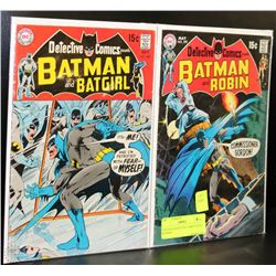 VINTAGE DETECTIVE COMICS WITH BATMAN