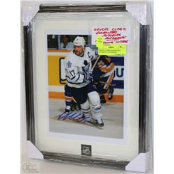 WENDEL CLARK GUARANTEED AUTHENTIC AUTOGRAPH