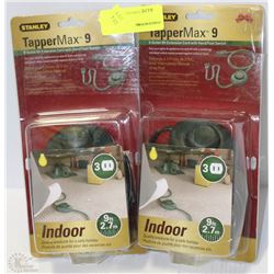 PK OF 2 TAPPERMAX 9 STANLEY 3 OUTLET 9' EXTENSION
