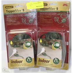 PK OF 2 TAPPERMAX 9 STANLEY 3 OUTLET 9' EXTENSION