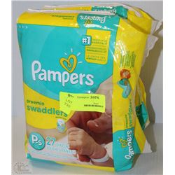 BUNDLE WITH 2 PKGS OF PAMPERS (PREEMIE) 27PK EACH